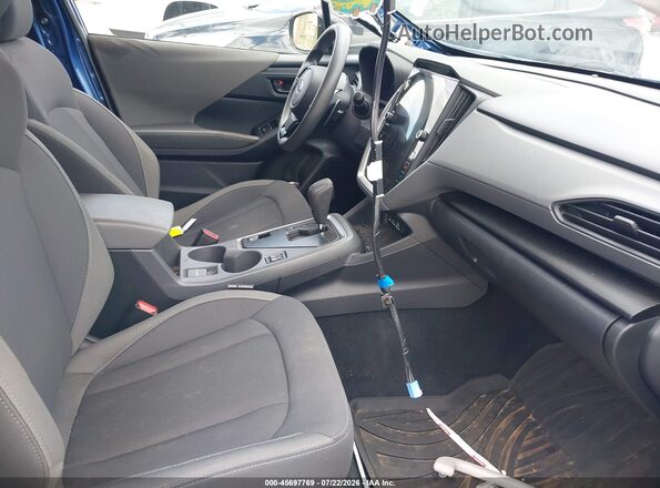 JF2GUHDC9SH262109 2025 SUBARU CROSSTREK Blue Widok wnętrza z przodu