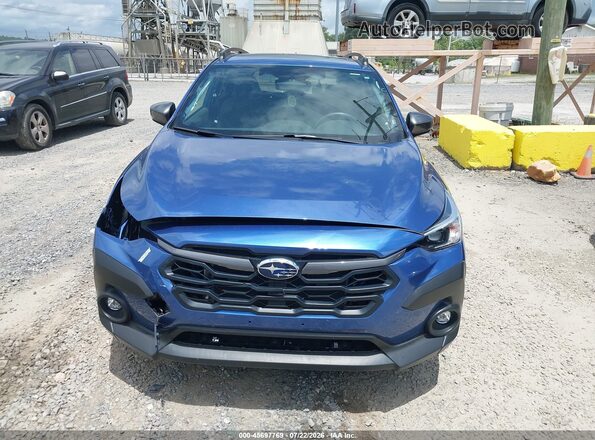 JF2GUHDC9SH262109 2025 SUBARU CROSSTREK Blue Widok zestawu wskaźników