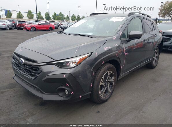 JF2GUHDC9SH313401 2025 SUBARU CROSSTREK Gray Vista tres cuartos delantera izquierda