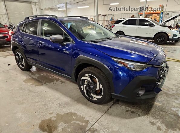 JF2GUSND6T8233138 2026 SUBARU CROSSTREK Синий Передняя правая четверть