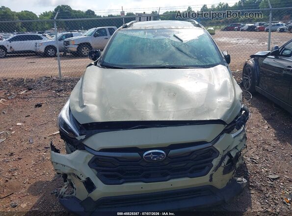 JF2GUSNDXT8244319 2026 SUBARU CROSSTREK Желто-коричневый Вид панели приборов