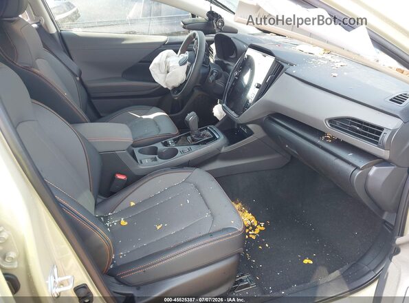 JF2GUSNDXT8244319 2026 SUBARU CROSSTREK Желто-коричневый Вид салона спереди