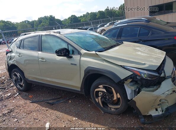 JF2GUSNDXT8244319 2026 SUBARU CROSSTREK Желто-коричневый Вид щитка приборов