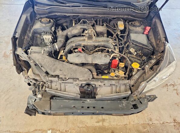 JF2SJAAC0HG583162 2017 SUBARU FORESTER Black ძრავის განყოფილების ხედი