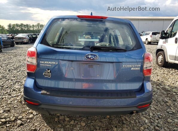 JF2SJAAC1GH510200 2016 SUBARU FORESTER Blue უკანა ხედი