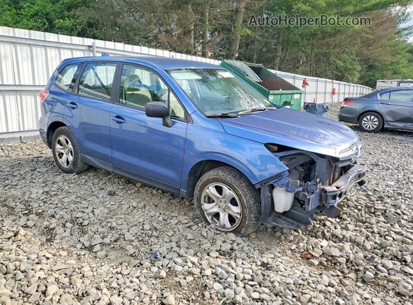 JF2SJAAC1GH510200 2016 SUBARU FORESTER Blue წინა მარჯვენა