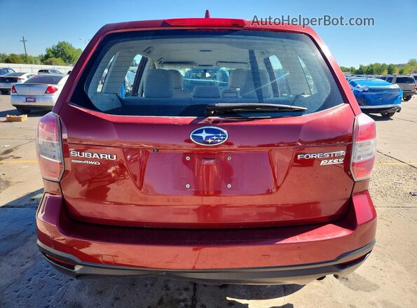 JF2SJAAC1GH553385 2016 SUBARU FORESTER Бордовый Вид сзади
