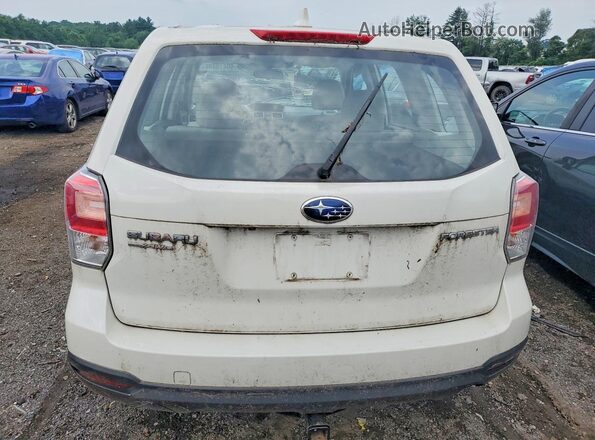 JF2SJAAC1HG463726 2017 SUBARU FORESTER White Vista trasera