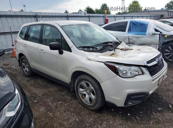 JF2SJAAC1HG463726 2017 SUBARU FORESTER White Delantero derecho