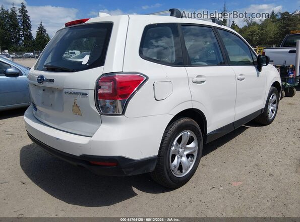 JF2SJAAC1JG424706 2018 SUBARU FORESTER White Задня права чверть