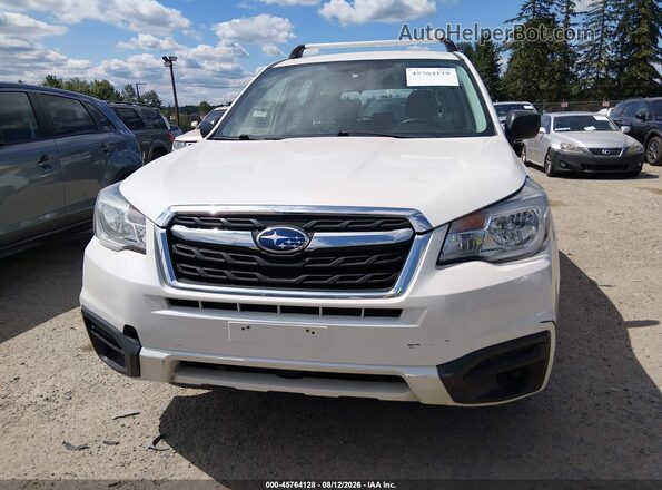 JF2SJAAC1JG424706 2018 SUBARU FORESTER White Вид щитка приладів