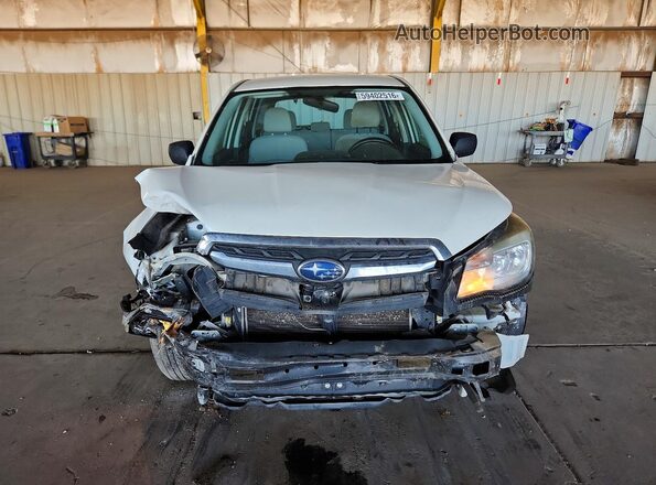 JF2SJAAC3HG576593 2017 SUBARU FORESTER White წინა ხედი