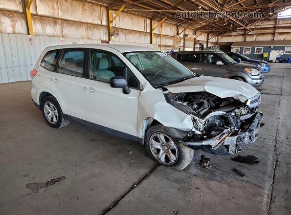 JF2SJAAC3HG576593 2017 SUBARU FORESTER White წინა მარჯვენა