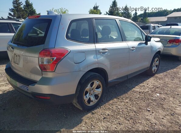 JF2SJAAC4GG429794 2016 SUBARU FORESTER Silver Rear right