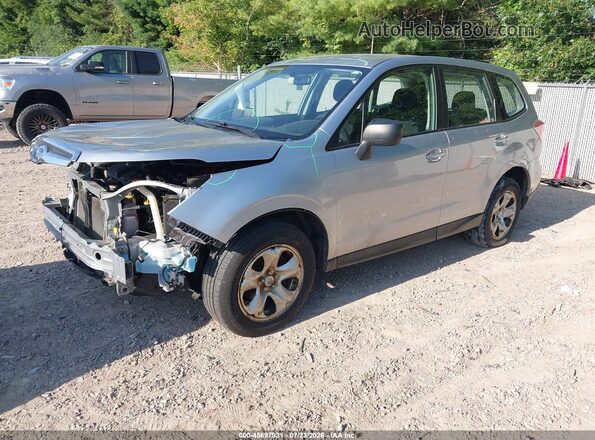 JF2SJAAC4GG429794 2016 SUBARU FORESTER Silver Front left