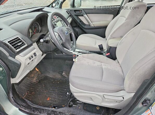 JF2SJAAC7GH473234 2016 SUBARU FORESTER Green Front interior view