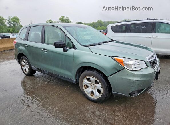 JF2SJAAC7GH473234 2016 SUBARU FORESTER Green Front right