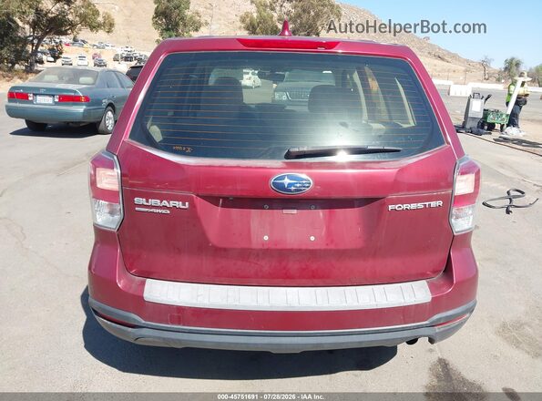 JF2SJAAC7JH557237 2018 SUBARU FORESTER Red 