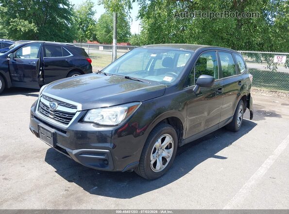 JF2SJAAC9HH517851 2017 SUBARU FORESTER Black Vista tres cuartos delantera izquierda