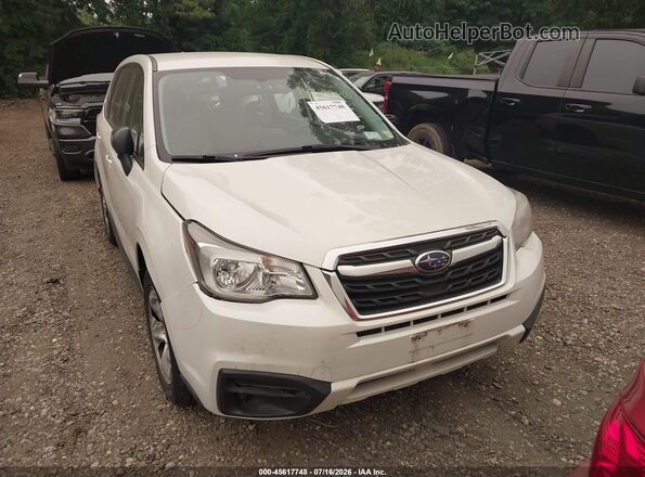 JF2SJAACXHH429293 2017 SUBARU FORESTER White ხელსაწყოთა პანელის ხედი