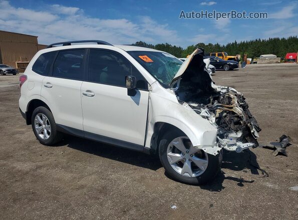 JF2SJABC0GH566496 2016 SUBARU FORESTER White Передня права чверть