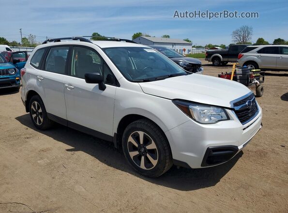 JF2SJABC0HH595577 2017 SUBARU FORESTER White Delantero derecho