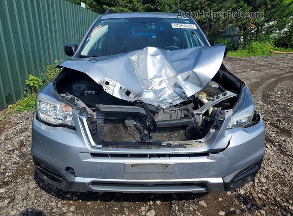 JF2SJABC0JH463294 2018 SUBARU FORESTER Серебряный Вид спереди