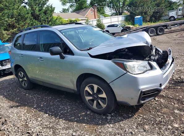 JF2SJABC0JH463294 2018 SUBARU FORESTER Серебряный Передняя правая четверть