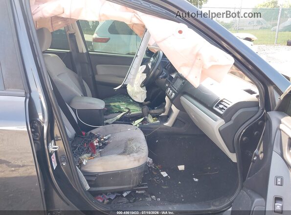 JF2SJABC0JH557708 2018 SUBARU FORESTER Black Սալոնի դիմացի տեսք