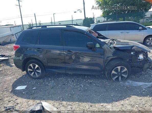 JF2SJABC0JH557708 2018 SUBARU FORESTER Black Սալոնի հետևի տեսք
