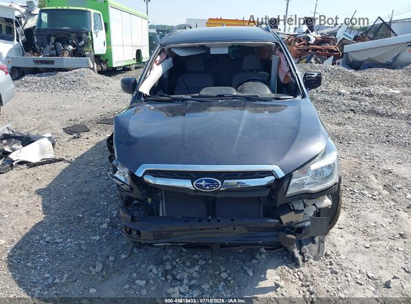 JF2SJABC0JH557708 2018 SUBARU FORESTER Black Դիմացի տեսք
