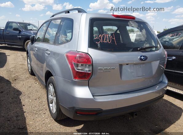 JF2SJABC1GH412105 2016 SUBARU FORESTER Silver Задня ліва чверть