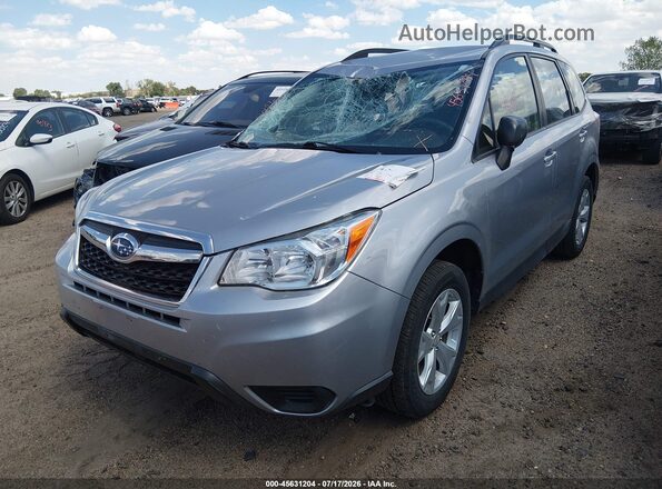 JF2SJABC1GH412105 2016 SUBARU FORESTER Silver Передня ліва чверть