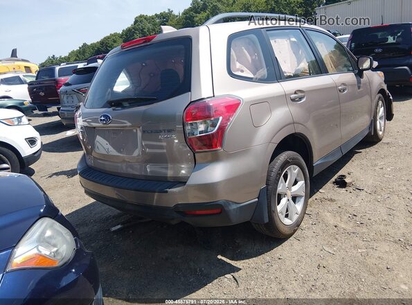 JF2SJABC1GH420110 2016 SUBARU FORESTER Gold Trasero derecho