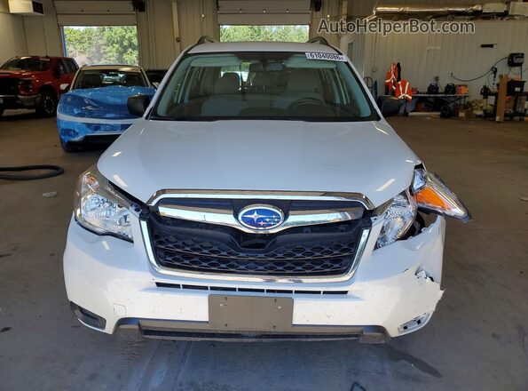 JF2SJABC1GH422911 2016 SUBARU FORESTER White Vista frontal