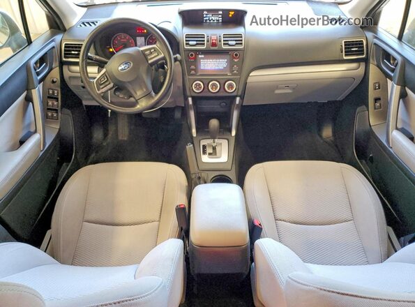 JF2SJABC1GH422911 2016 SUBARU FORESTER White Vista del salpicadero