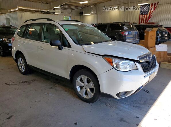 JF2SJABC1GH422911 2016 SUBARU FORESTER White Delantero derecho