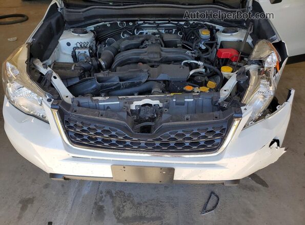 JF2SJABC1GH422911 2016 SUBARU FORESTER White Vista del compartimento del motor