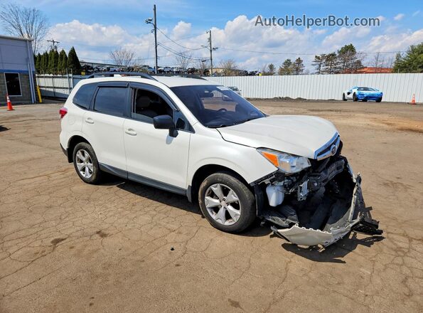 JF2SJABC1GH501656 2016 SUBARU FORESTER Белый Передняя правая четверть