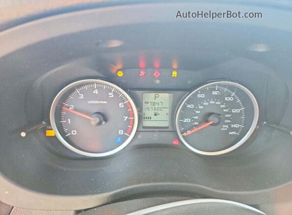 JF2SJABC1GH566426 2016 SUBARU FORESTER Silver Вид щитка приладів