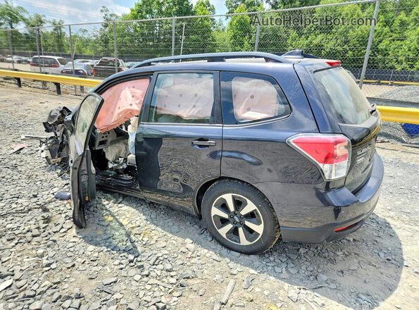 JF2SJABC1JH401015 2018 SUBARU FORESTER Gray Հետևի ձախ