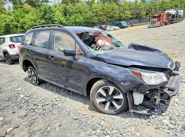 JF2SJABC1JH401015 2018 SUBARU FORESTER Gray Առջևի աջ