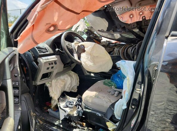 JF2SJABC1JH401015 2018 SUBARU FORESTER Gray Սալոնի դիմացի տեսք
