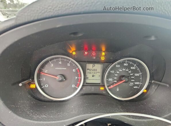 JF2SJABC1JH572539 2018 SUBARU FORESTER Blue Widok zestawu wskaźników