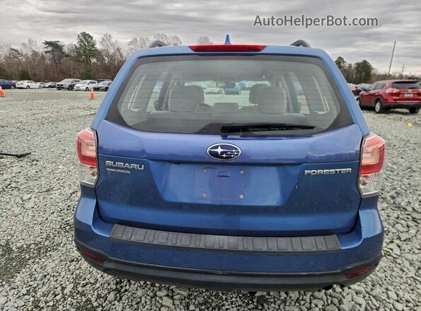 JF2SJABC1JH572539 2018 SUBARU FORESTER Blue Widok z tyłu