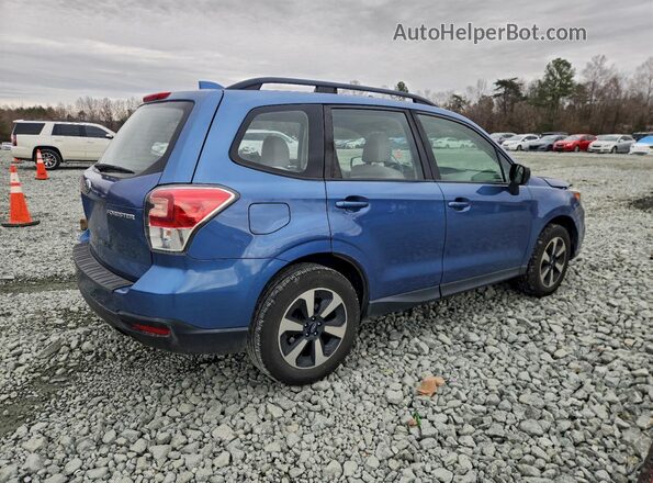JF2SJABC1JH572539 2018 SUBARU FORESTER Blue Tył prawy