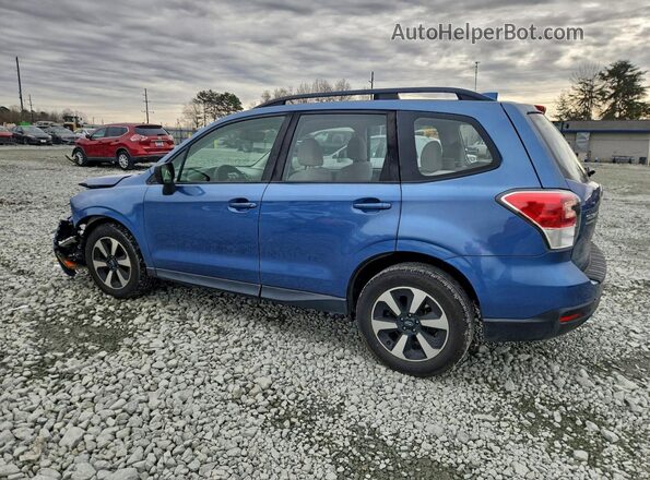 JF2SJABC1JH572539 2018 SUBARU FORESTER Blue Tył lewy
