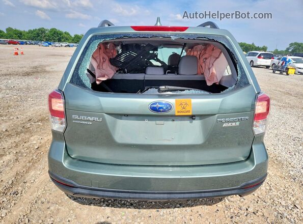 JF2SJABC2HH516832 2017 SUBARU FORESTER Green უკანა ხედი