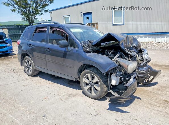 JF2SJABC2JH511412 2018 SUBARU FORESTER Gray Delantero derecho