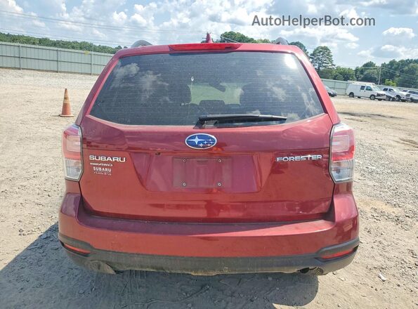 JF2SJABC2JH592573 2018 SUBARU FORESTER Red უკანა ხედი